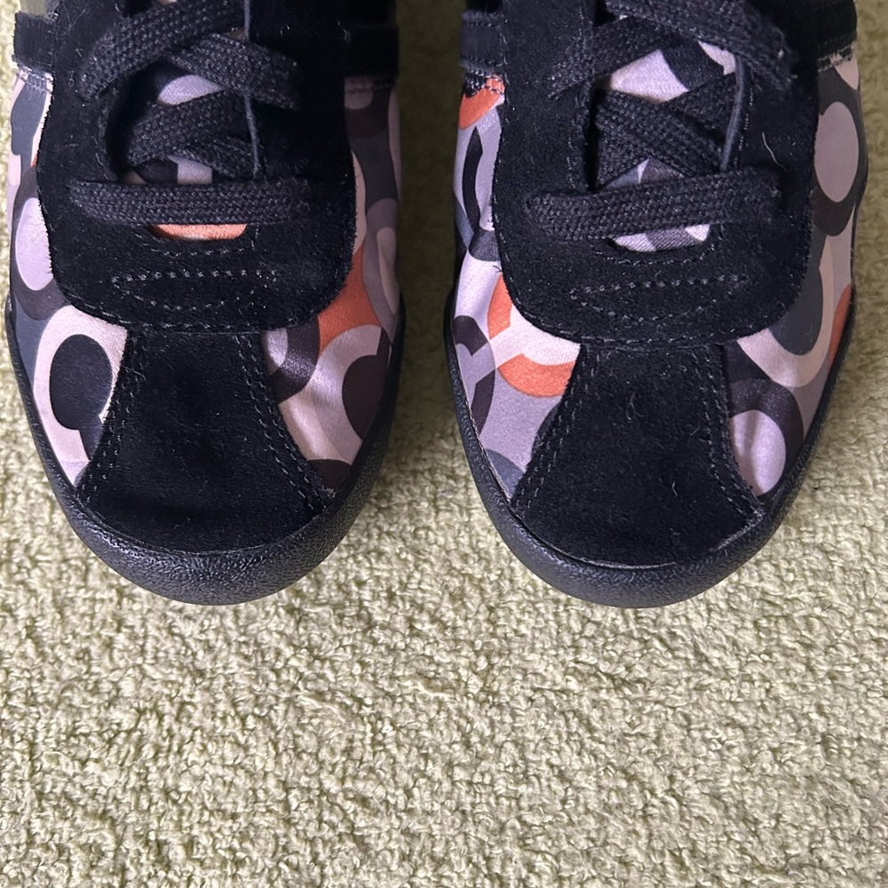 Coach Paxton Black and Multicolor Patterned Sneakers - Picture 10 of 14